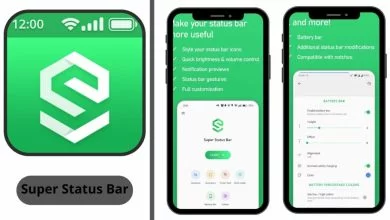 تحميل تطبيق Super Status Bar مهكر 2024 اخر اصدار