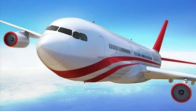 تحميل لعبة flight pilot simulator 3d مهكرة